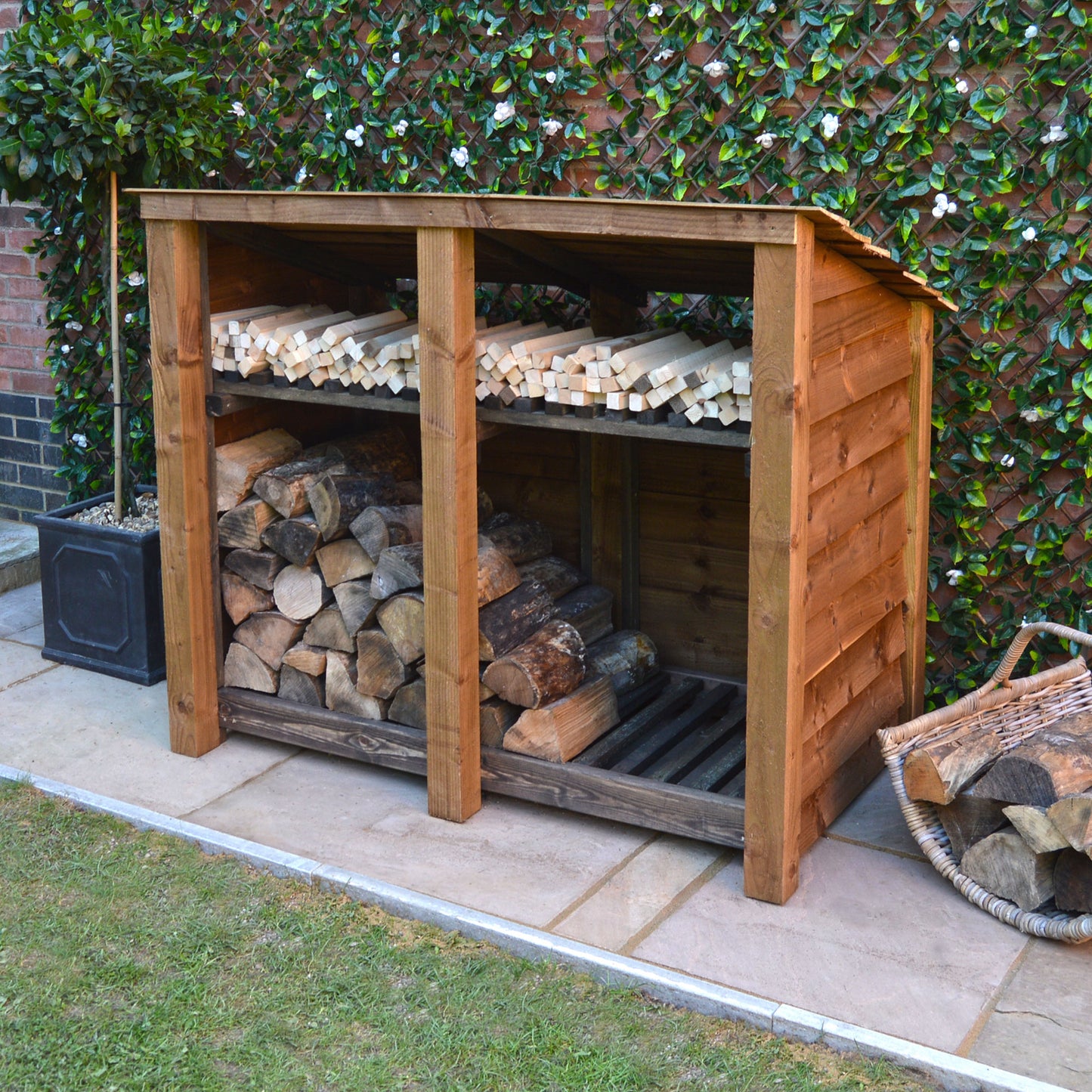 Cottesmore Log Store - 5ft Wide