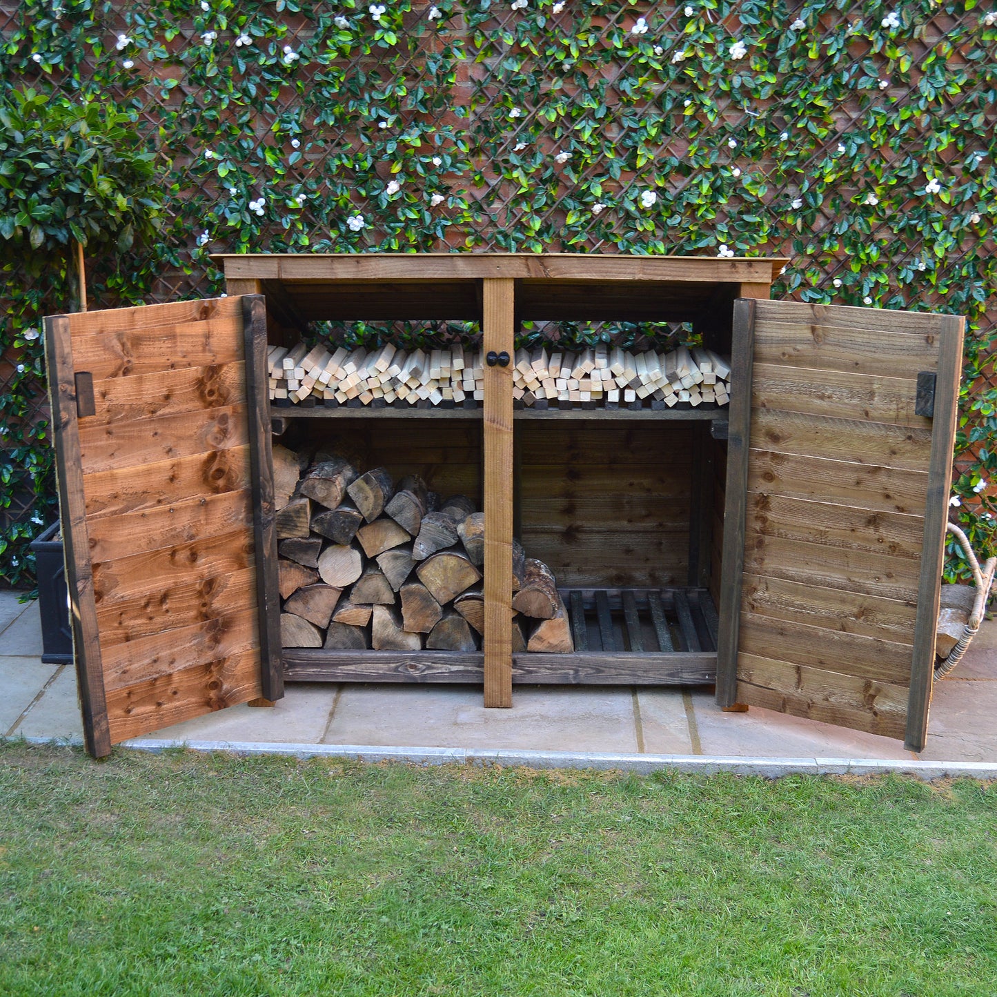 Cottesmore Log Store - 5ft Wide