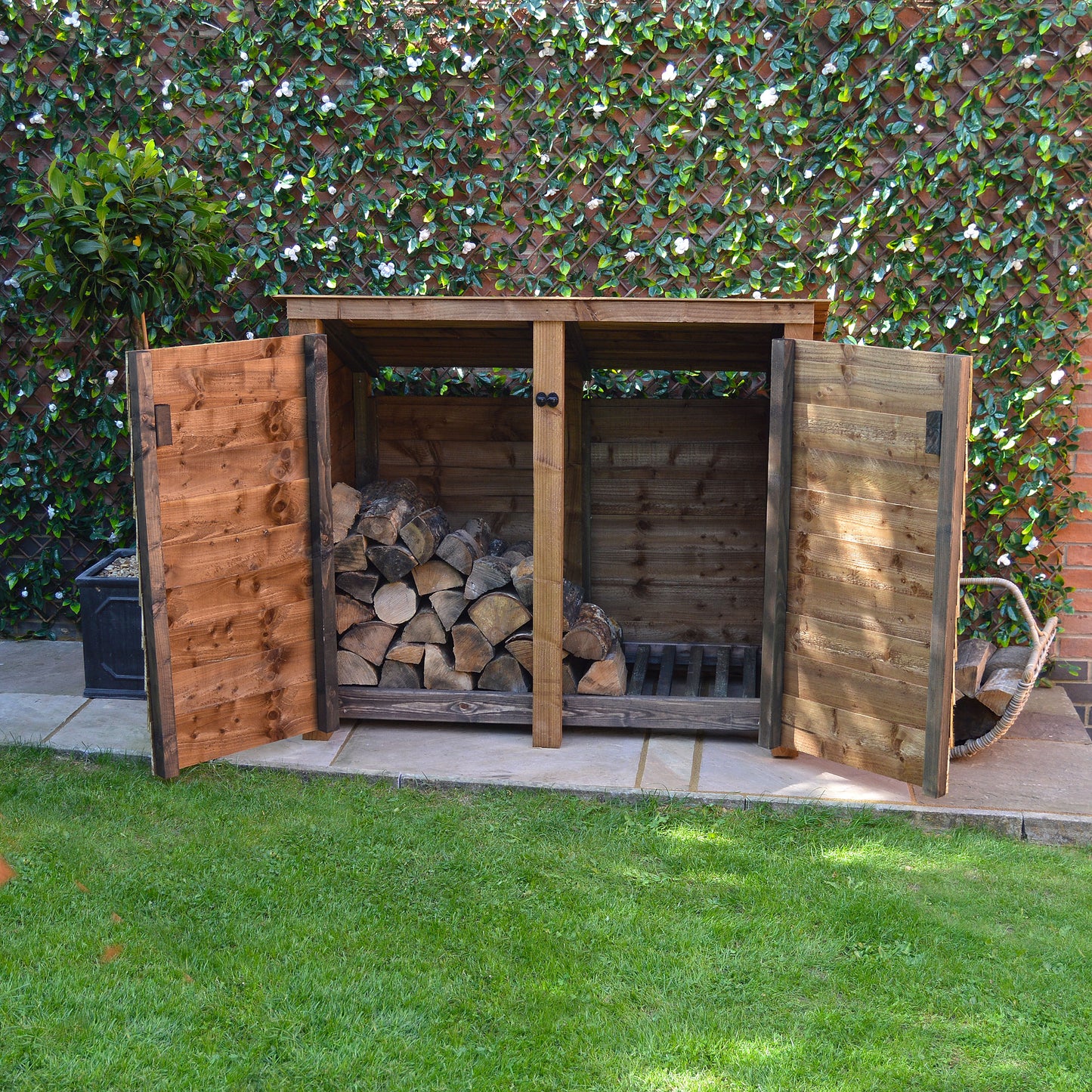 Cottesmore Log Store - 5ft Wide