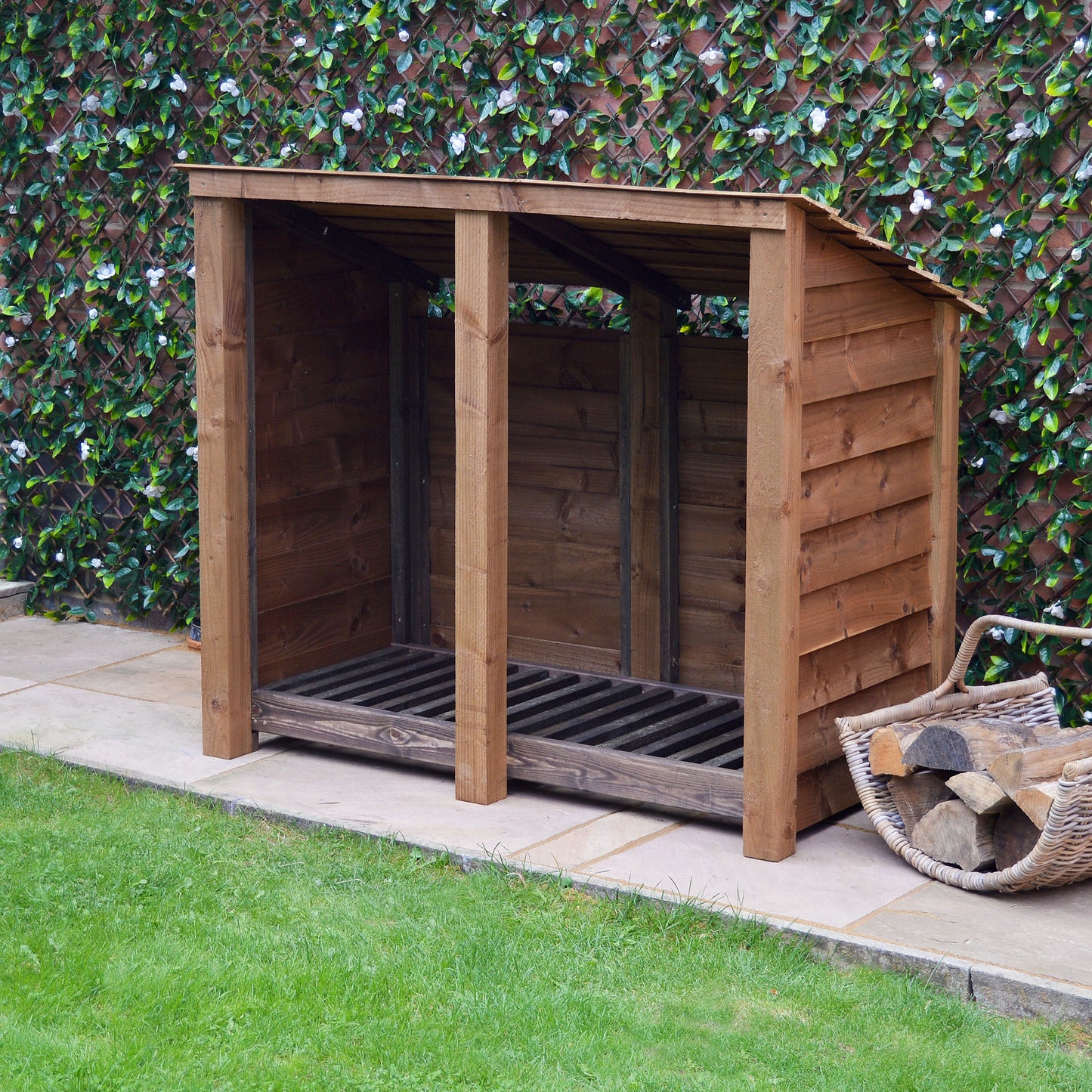 Cottesmore Log Store - 5ft Wide