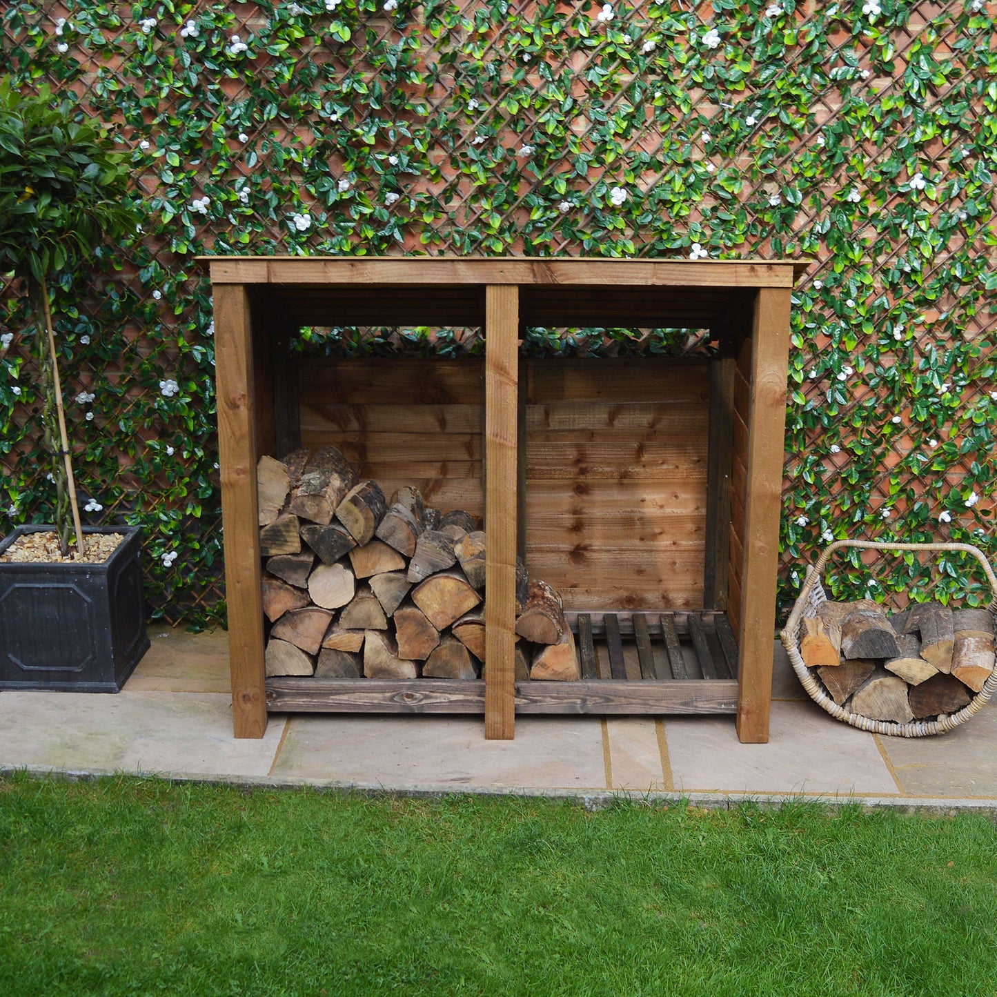 Cottesmore Log Store - 5ft Wide