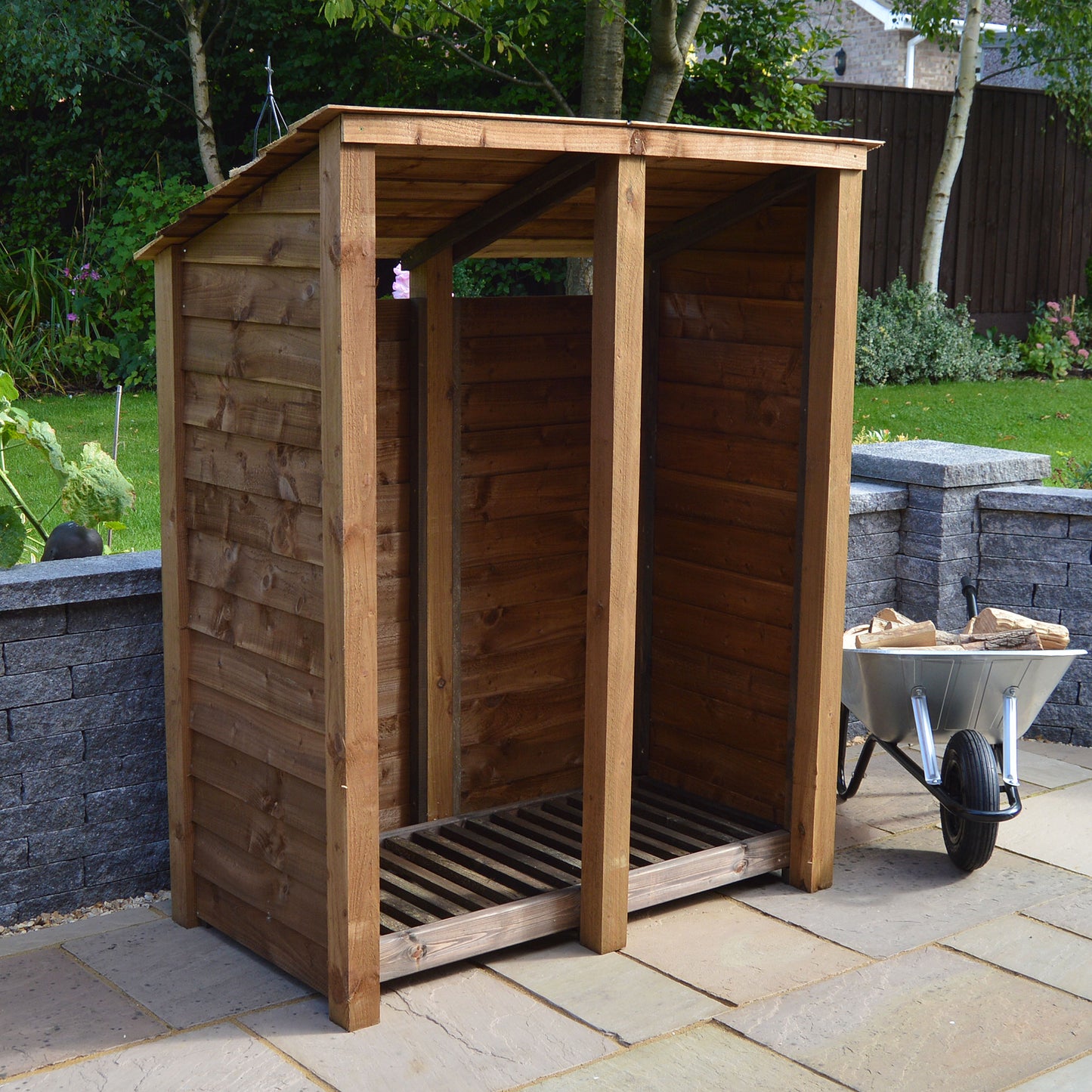 Cottesmore Log Store - 5ft Wide