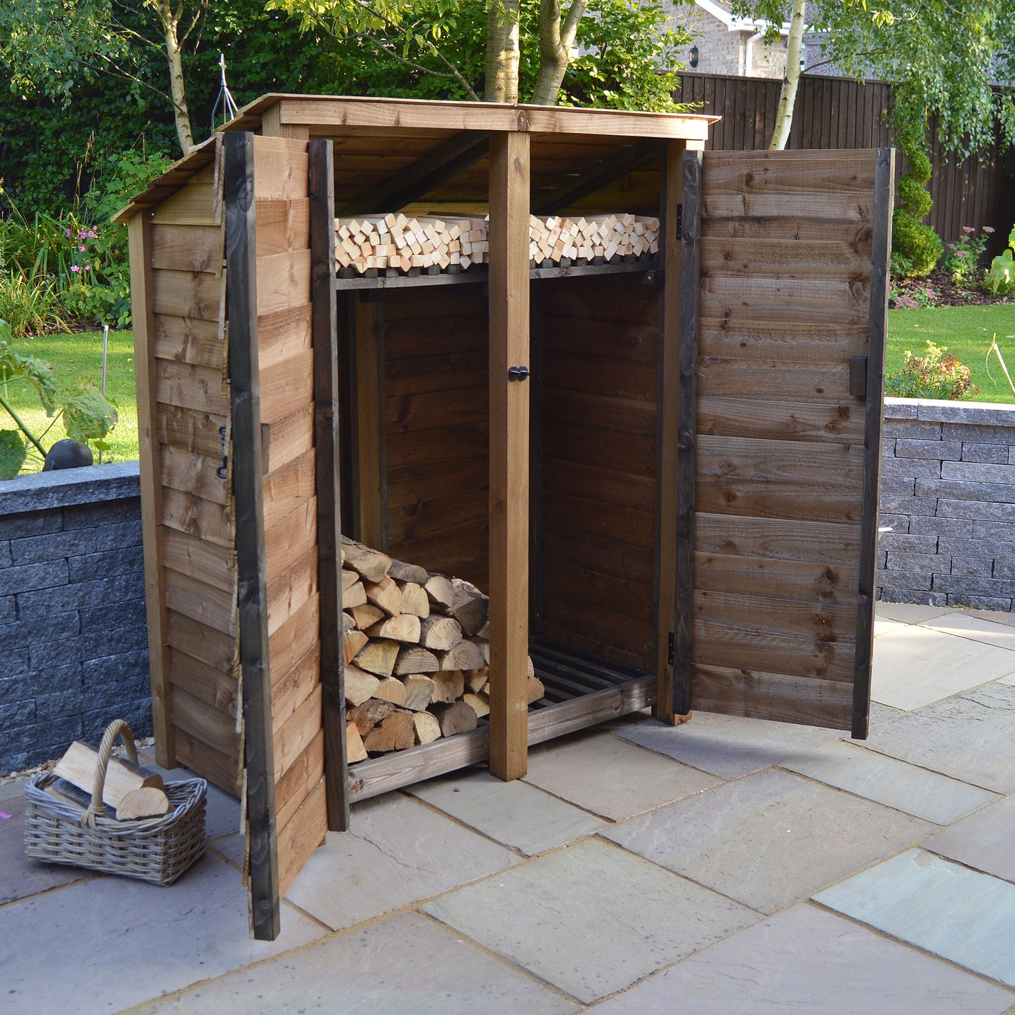 Cottesmore Log Store - 5ft Wide