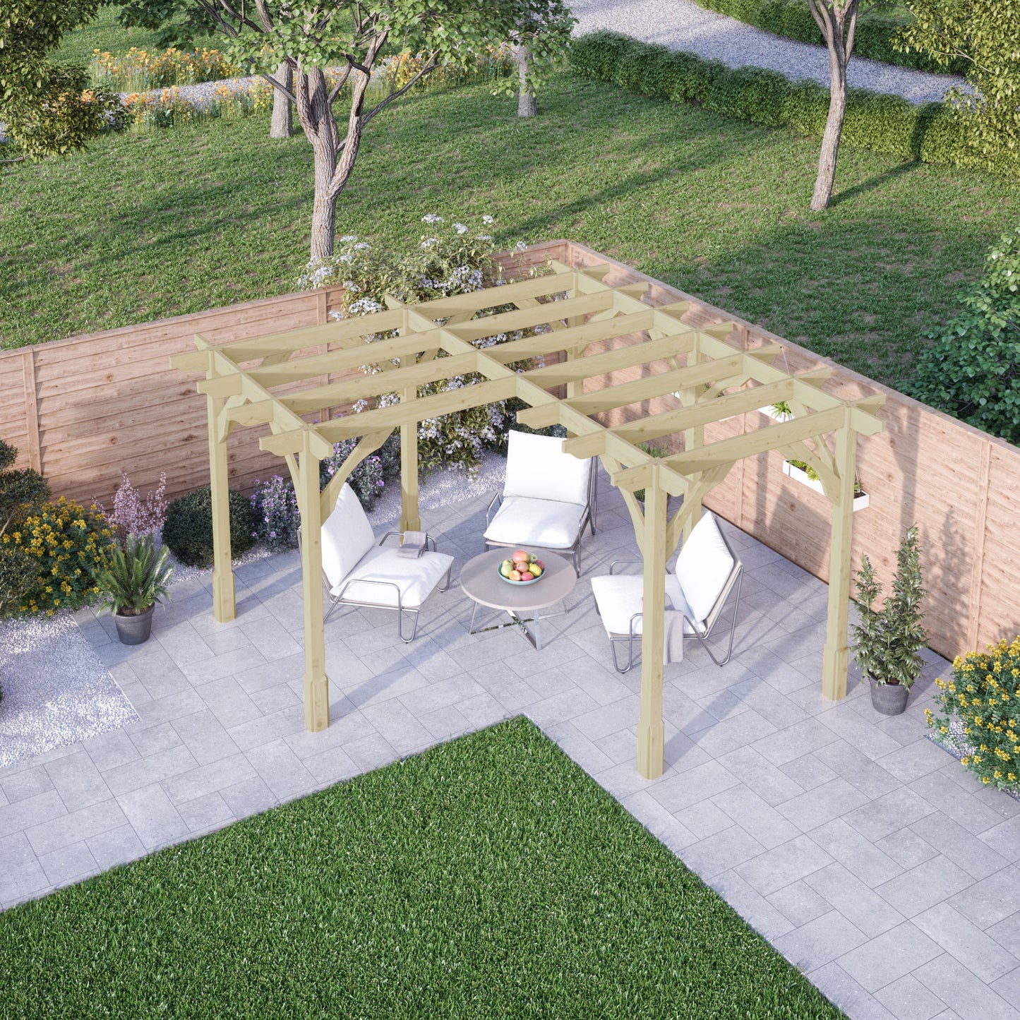 Premium Corner Pergola