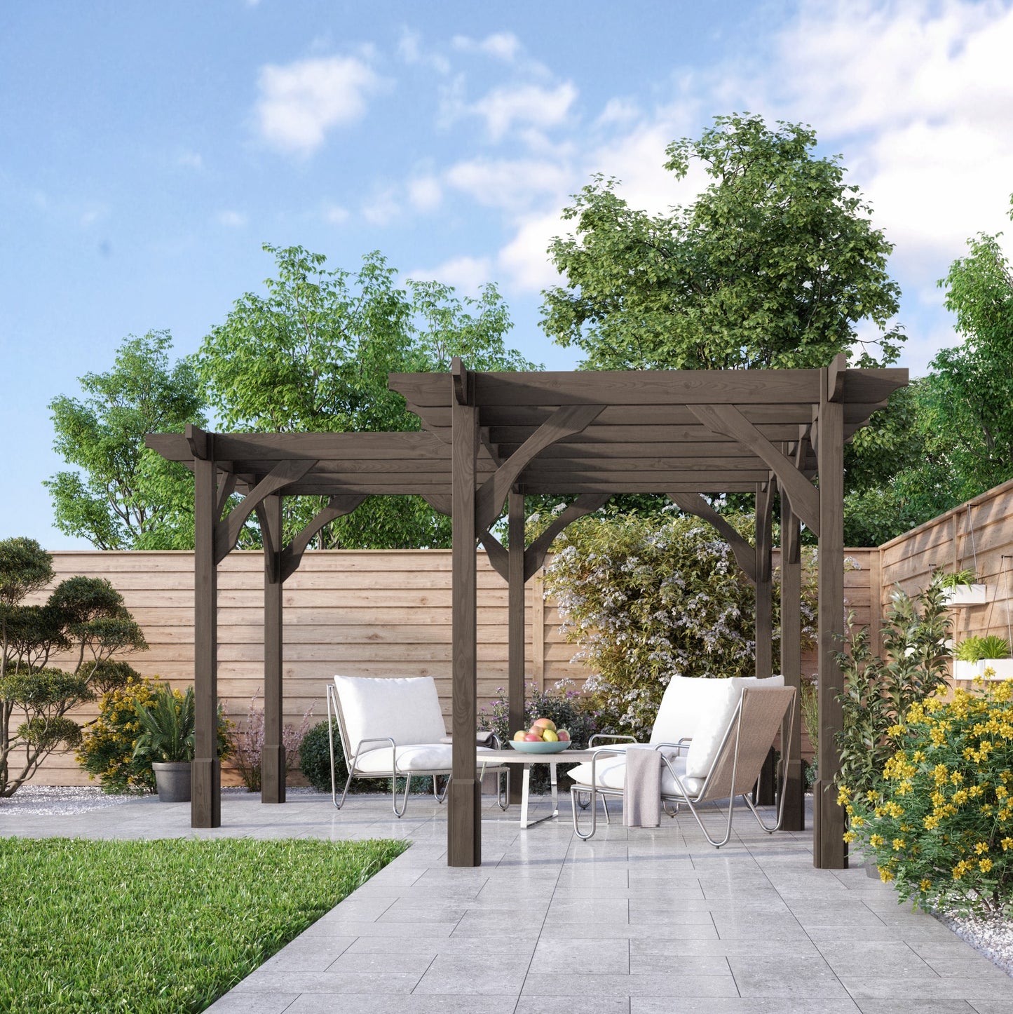 Premium Corner Pergola