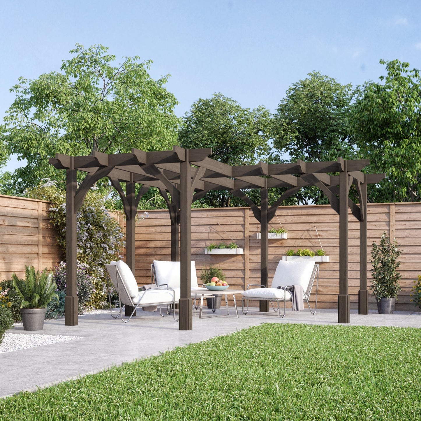 Premium Corner Pergola