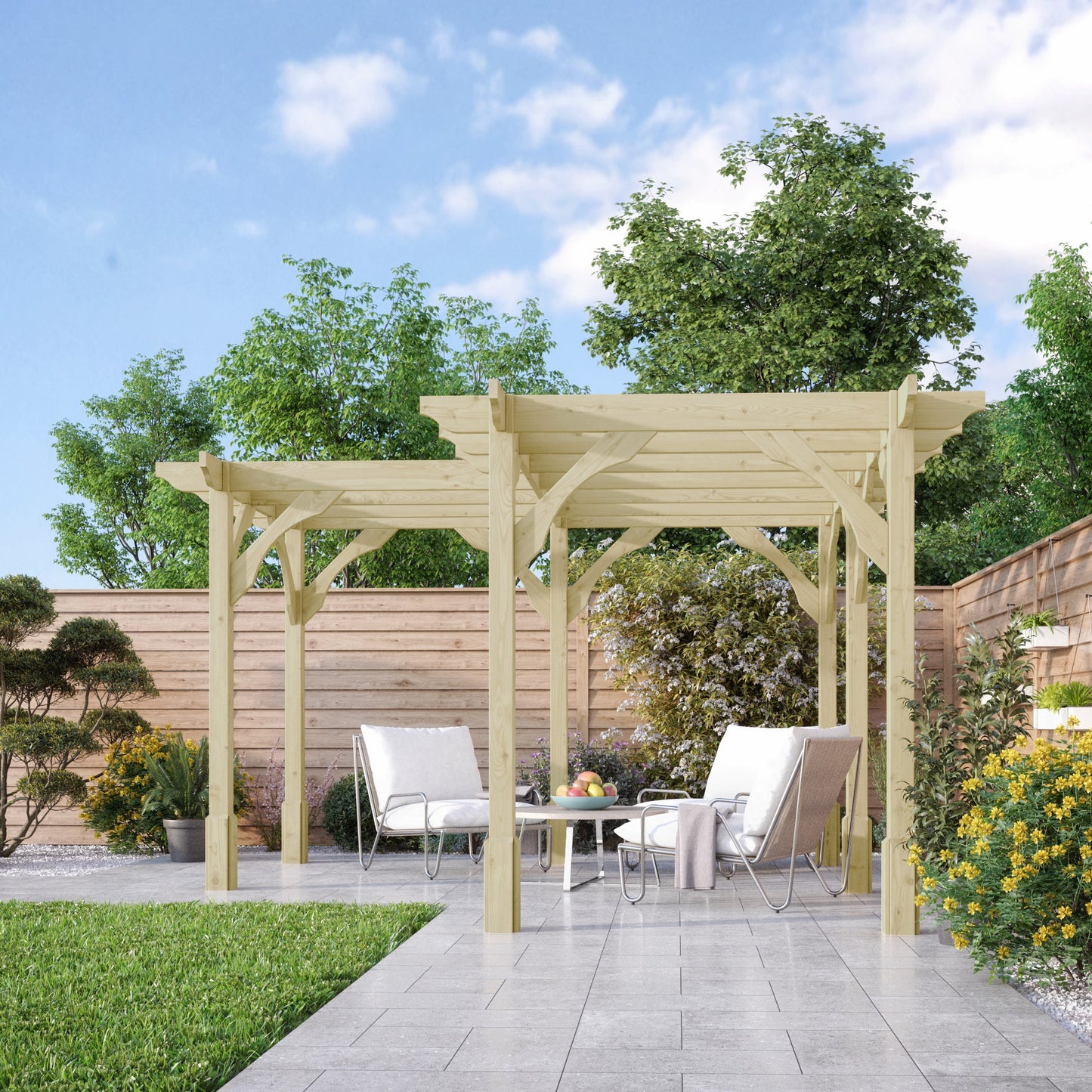 Premium Corner Pergola