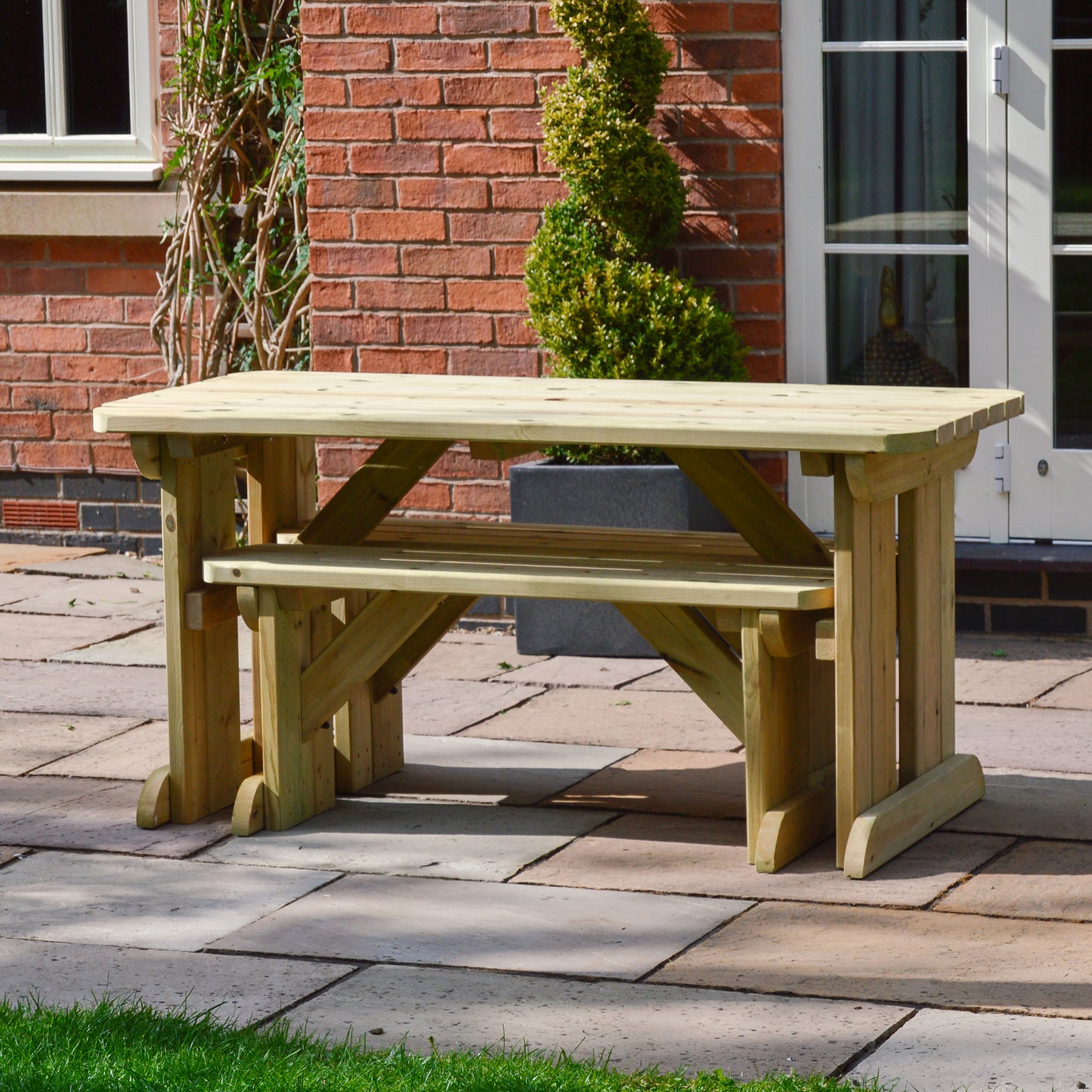 Tinwell Picnic Table And Bench Set