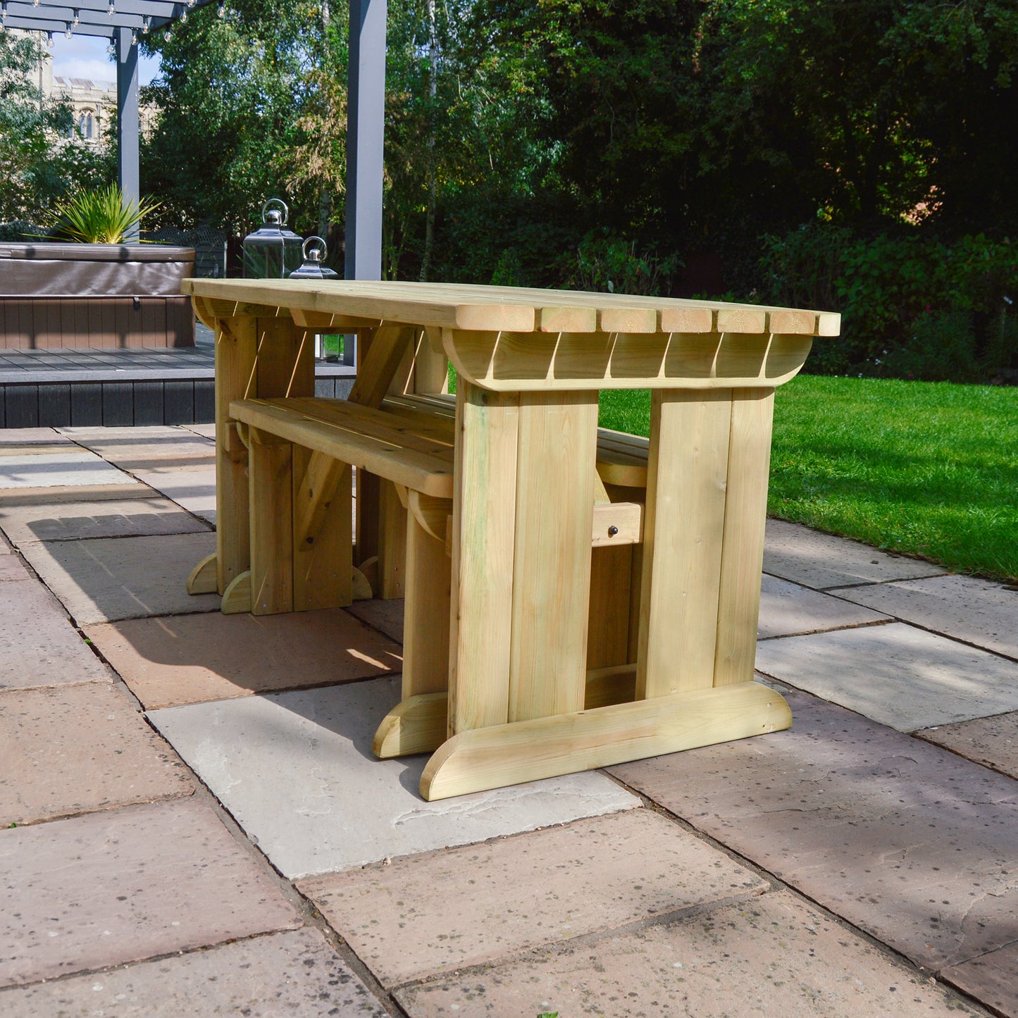 Tinwell Picnic Table And Bench Set