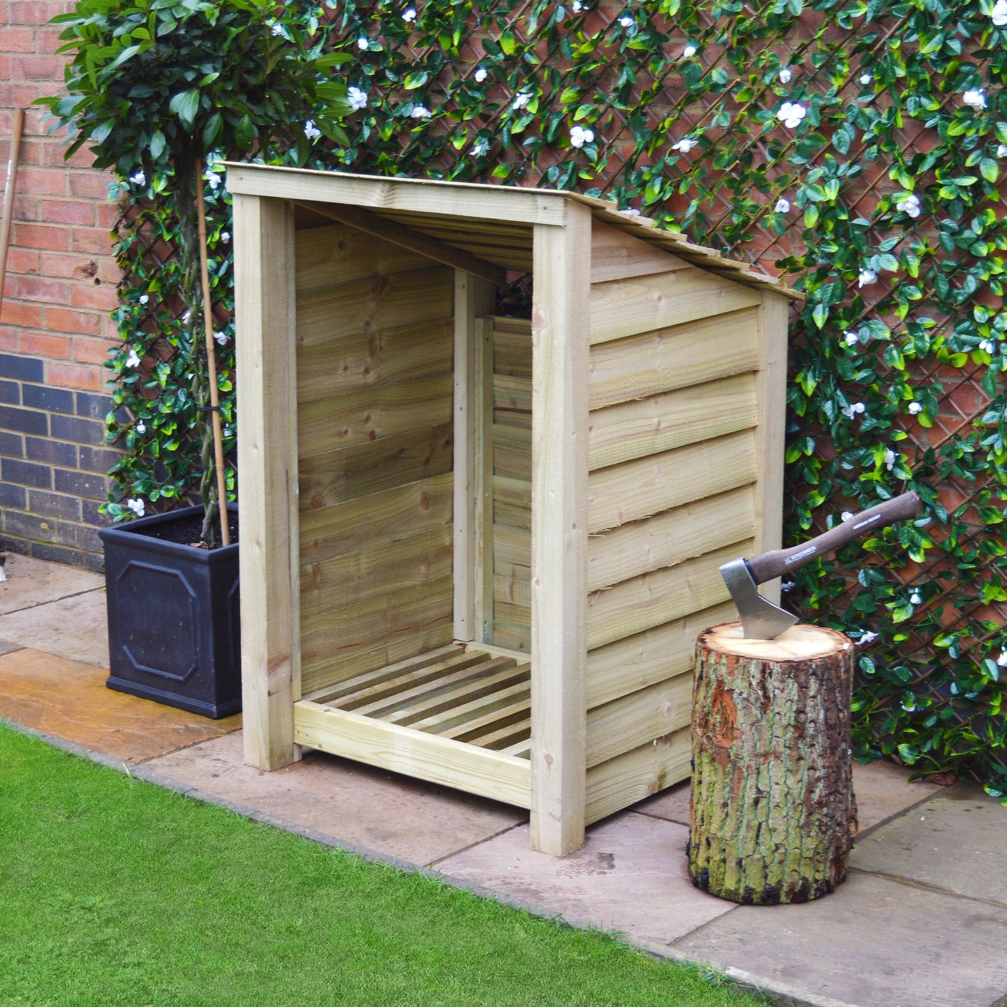 Burley Log Store - 3ft Wide