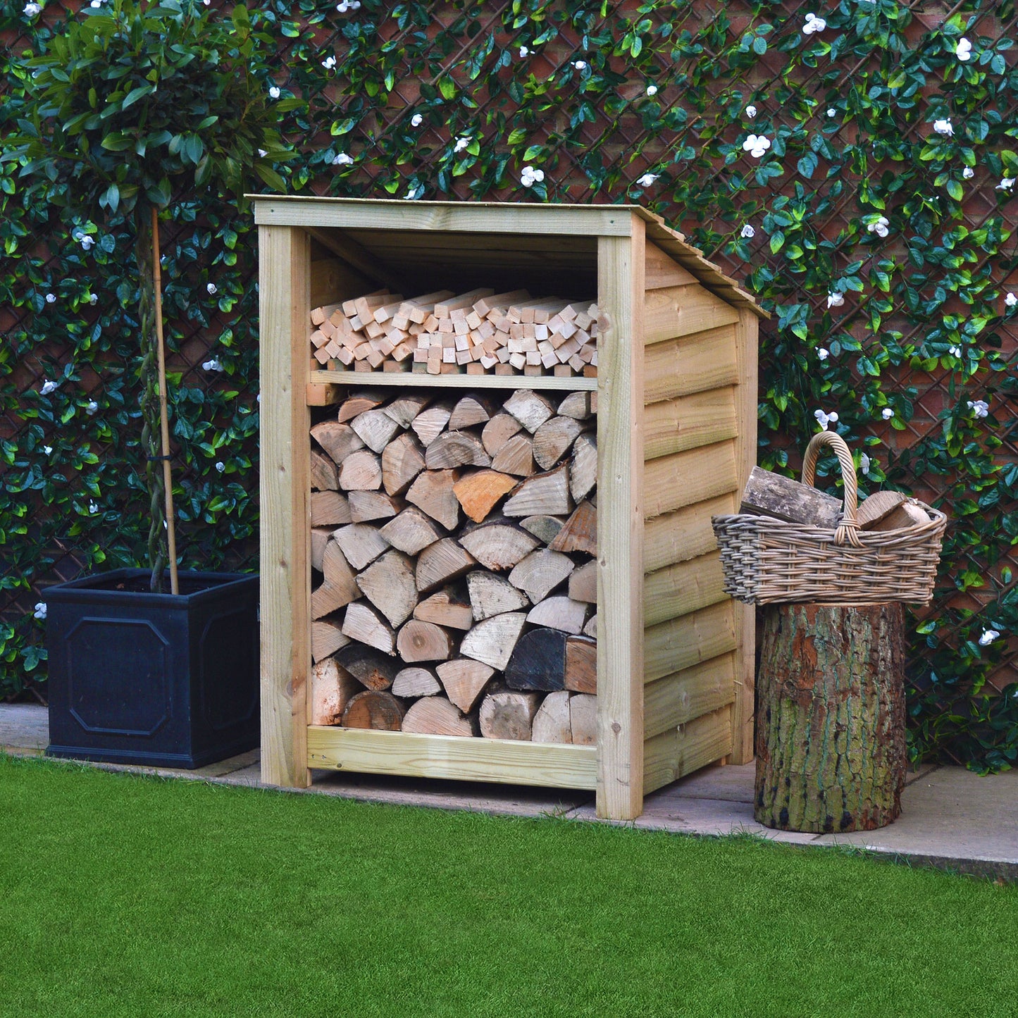 Burley Log Store - 3ft Wide