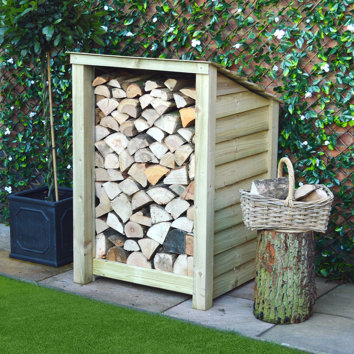 Burley Log Store - 3ft Wide